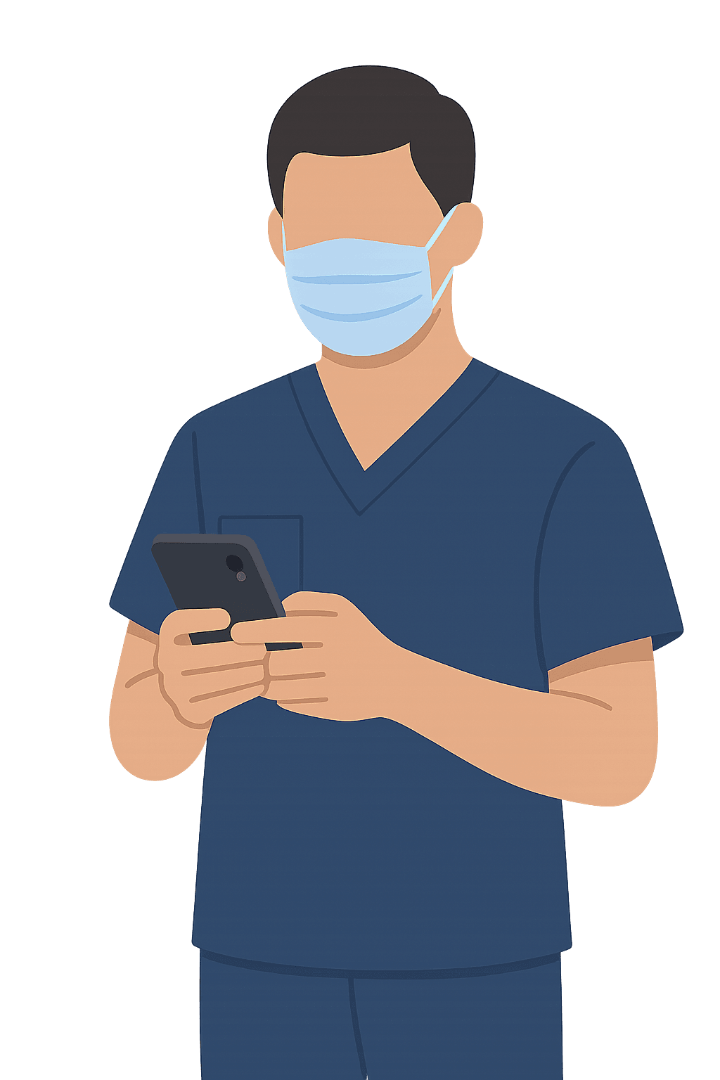 Healthcare professional using Daybriefly